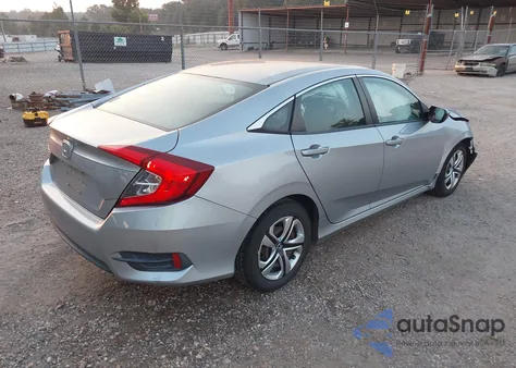 2016 Honda Civic Lx из США, поврежденный, VIN 19XFC2F55GE036140